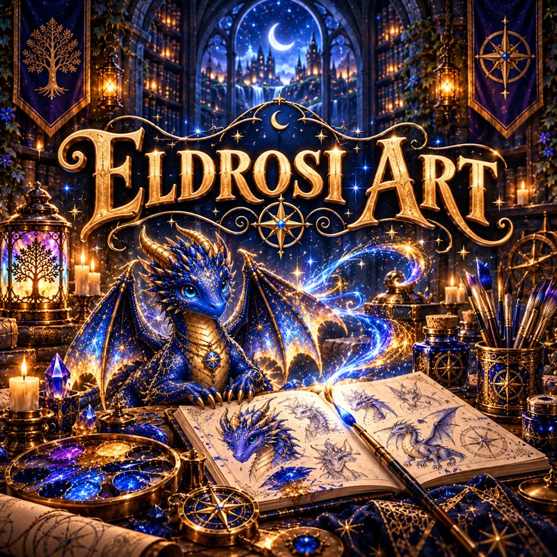 Eldrosi Art title card