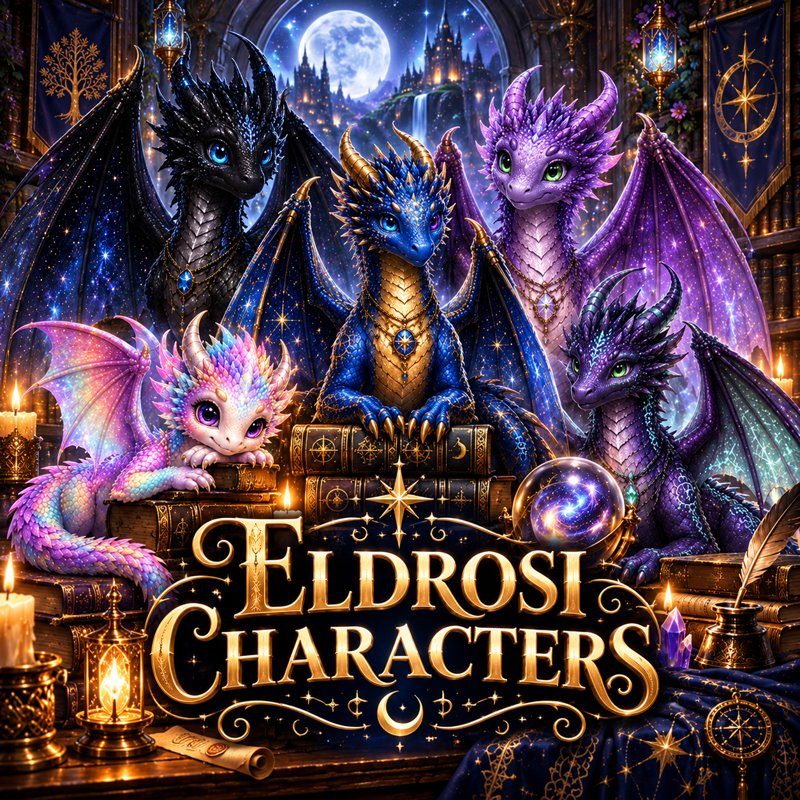 Eldrosi Characters title card